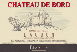 Cuvée "CHATEAU DE BORD" Cuvée "CHATEAU DE BORD"
